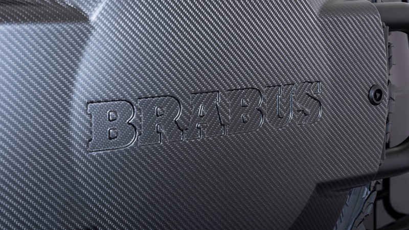 Photo of Brabus Adventure spare wheel holder in Carbon for the Mercedes Benz G63 AMG (W463A) - Image 3
